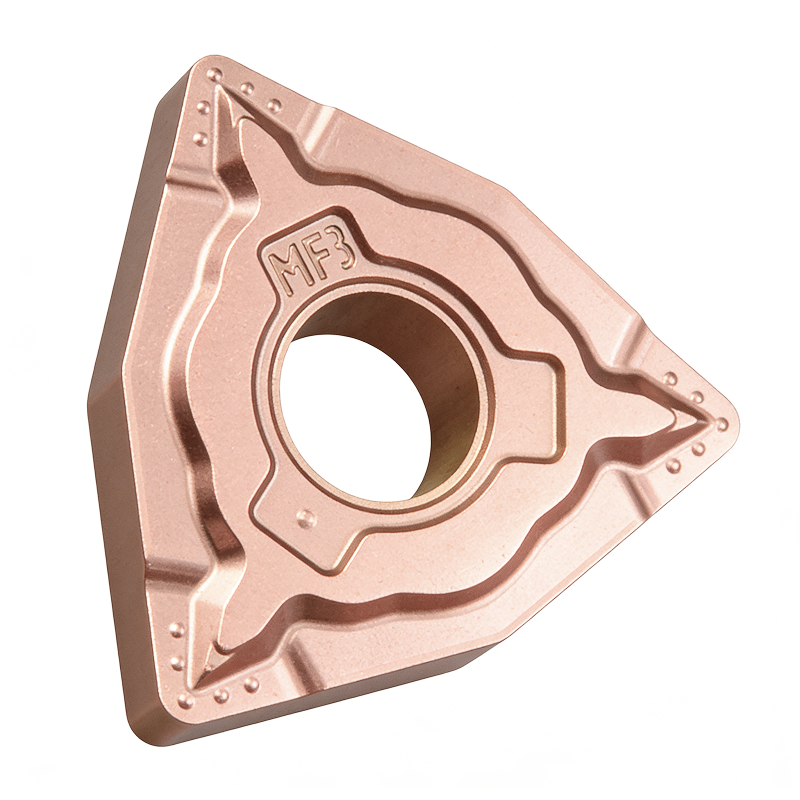 车削刀具  W刀片形状N后刀角记号-MF3断屑槽记号  WN-MF3 W型硬质合金刀片